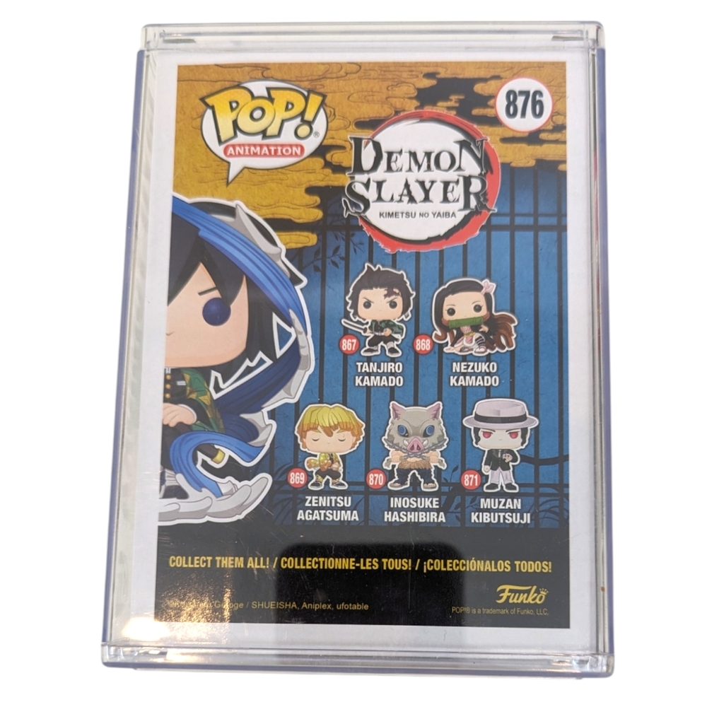 Funko Pop Giyu Tomioka SIGNED Demon Slayer 876 Anime - Picture 8 of 9